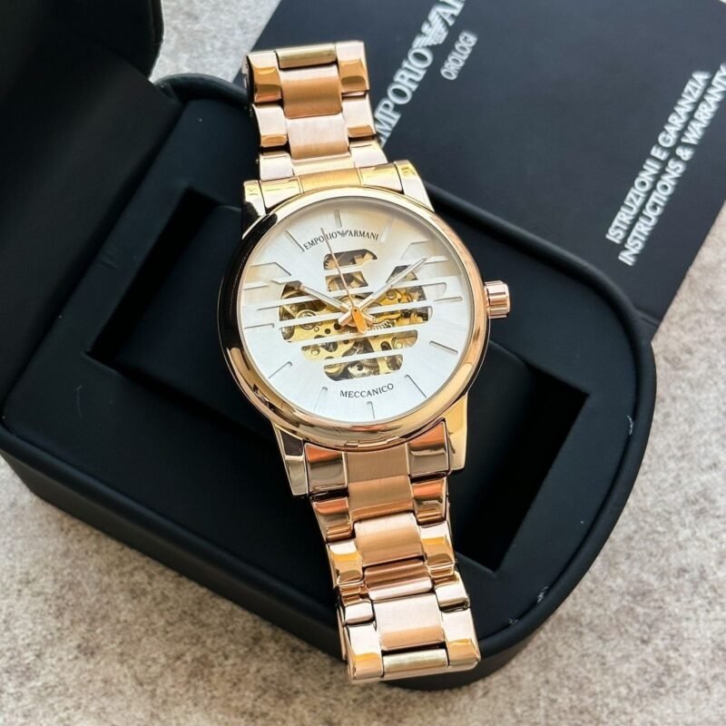 Emporio Armani Meccanico Gold