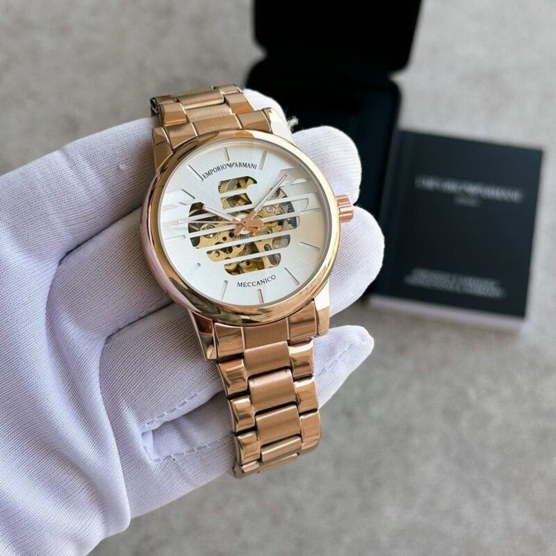 Emporio Armani Meccanico Gold