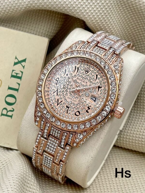 Rolex Arabic Diamond Rosegold