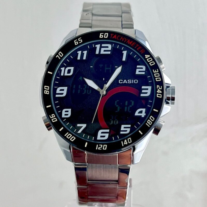 Casio For Men's Silver