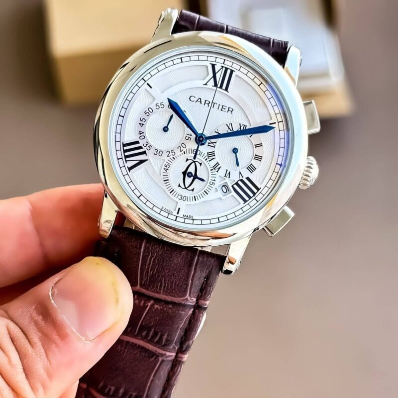 Cartier Men's Brown & Silver