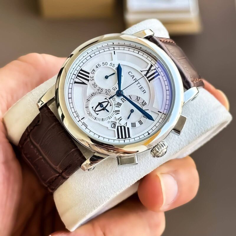 Cartier Men's Brown & Silver