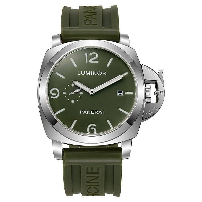 PANERAI LUMNOR Green & Silver