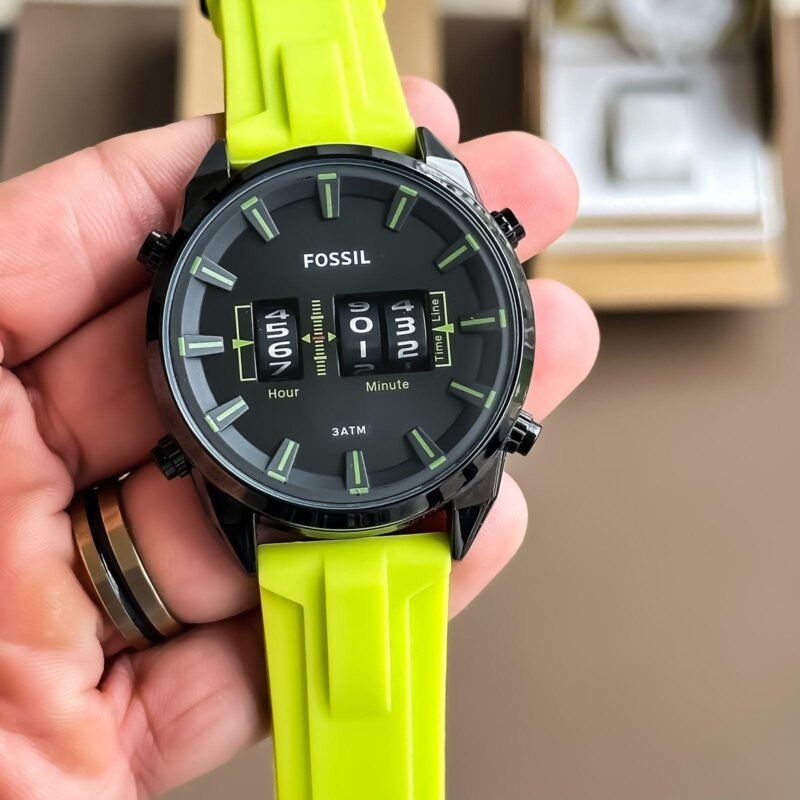 Fossil Drum Roller Neon