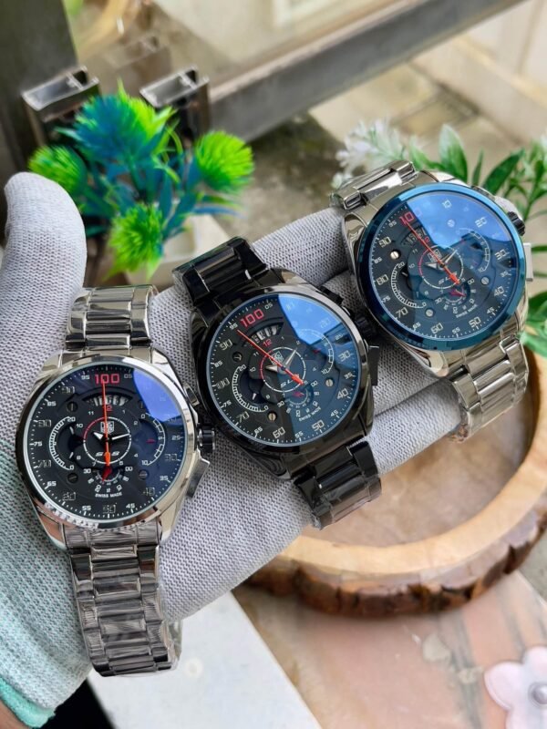 Tag Heuer SLS Silver & Black