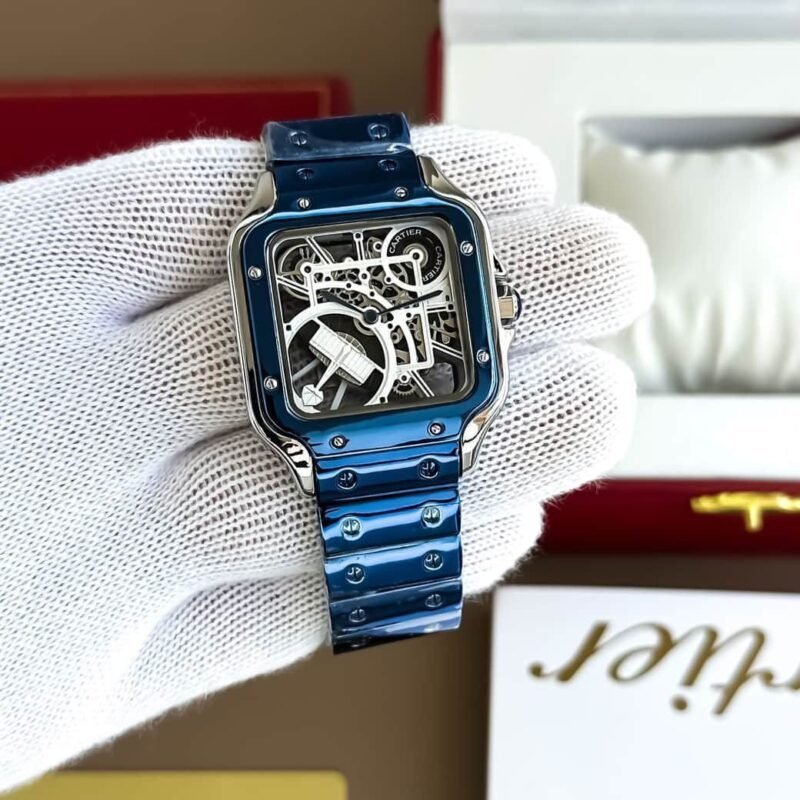 Cartier Santos Dumont Blue