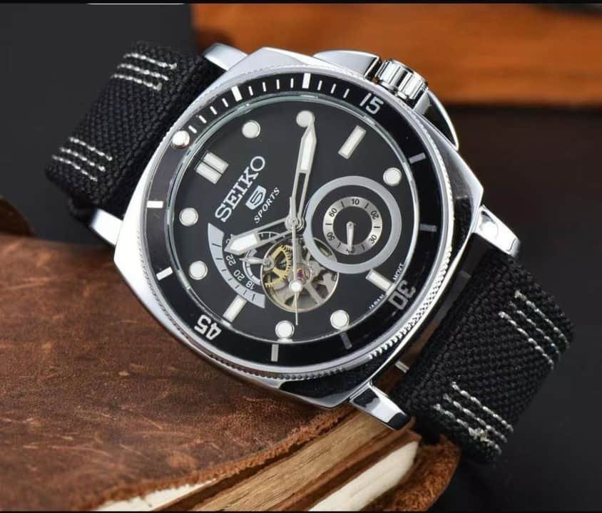 SEIKO Open-Heart Black