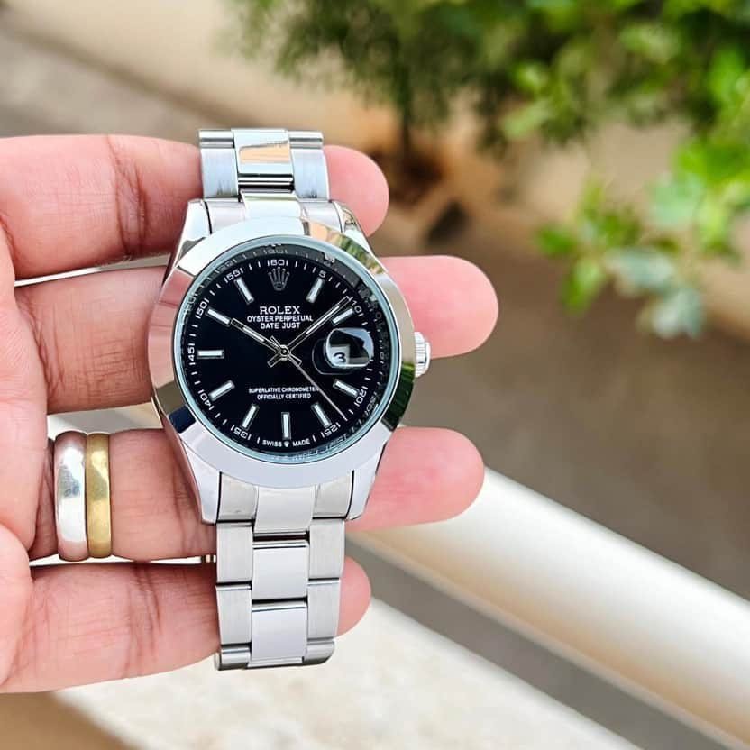 Rolex DateJust Black Dial