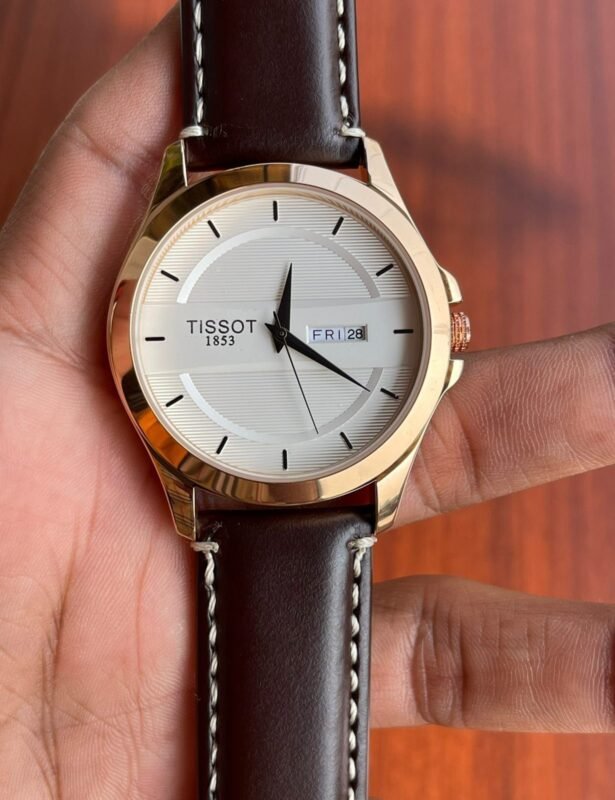Tissot Day & Date Brown