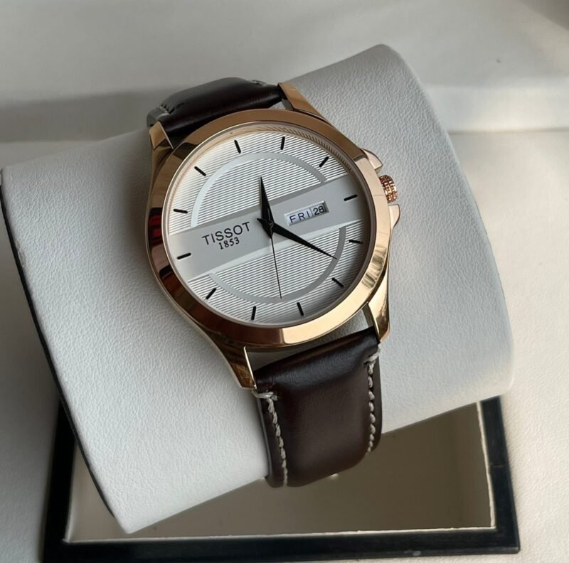 Tissot Day & Date Brown