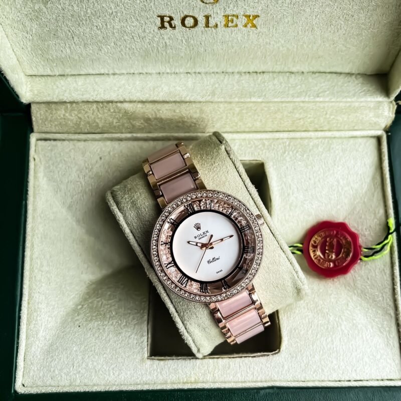 Rolex Zoom Rosegold For Girls