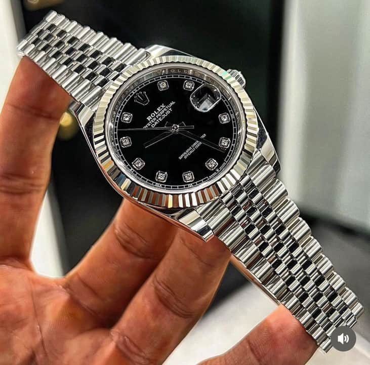 Rolex DateJust Black Dial