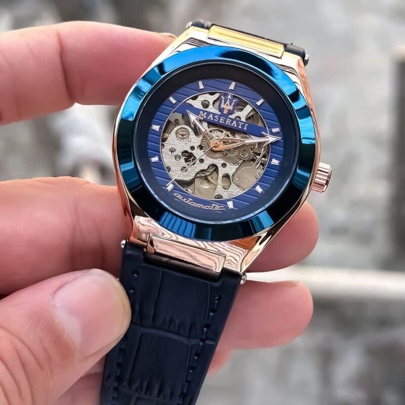 Maserati Skeleton Automatic Blue