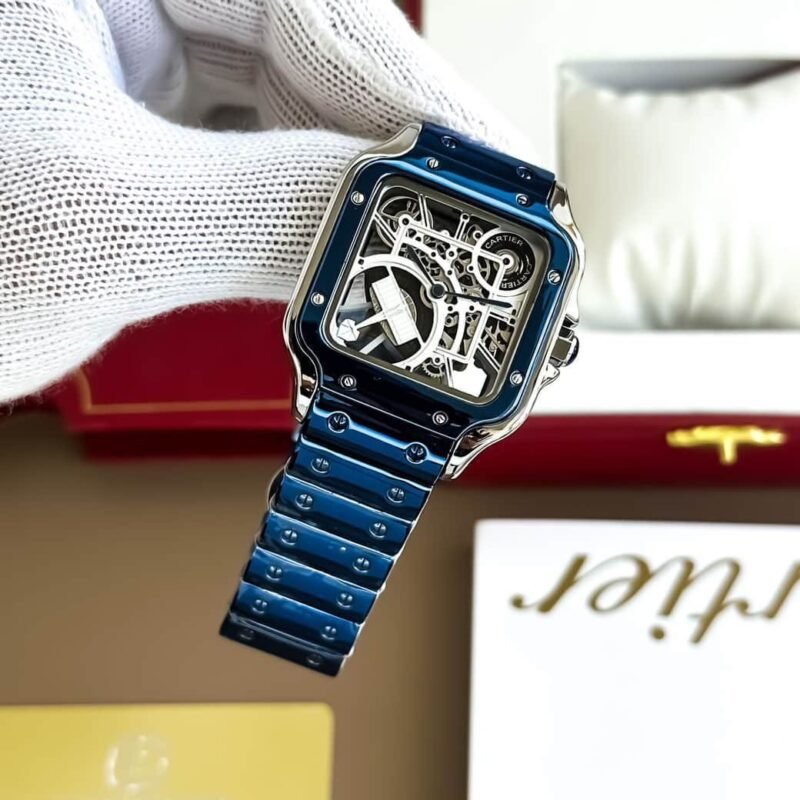 Cartier Santos Dumont Blue