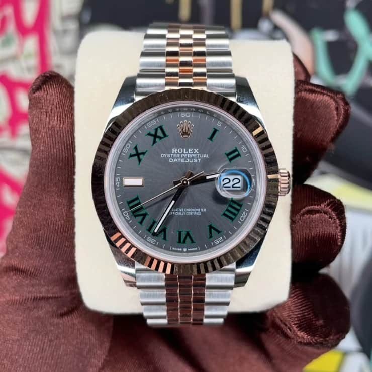 Rolex Oyster (Rosegold & Silver) Quartz